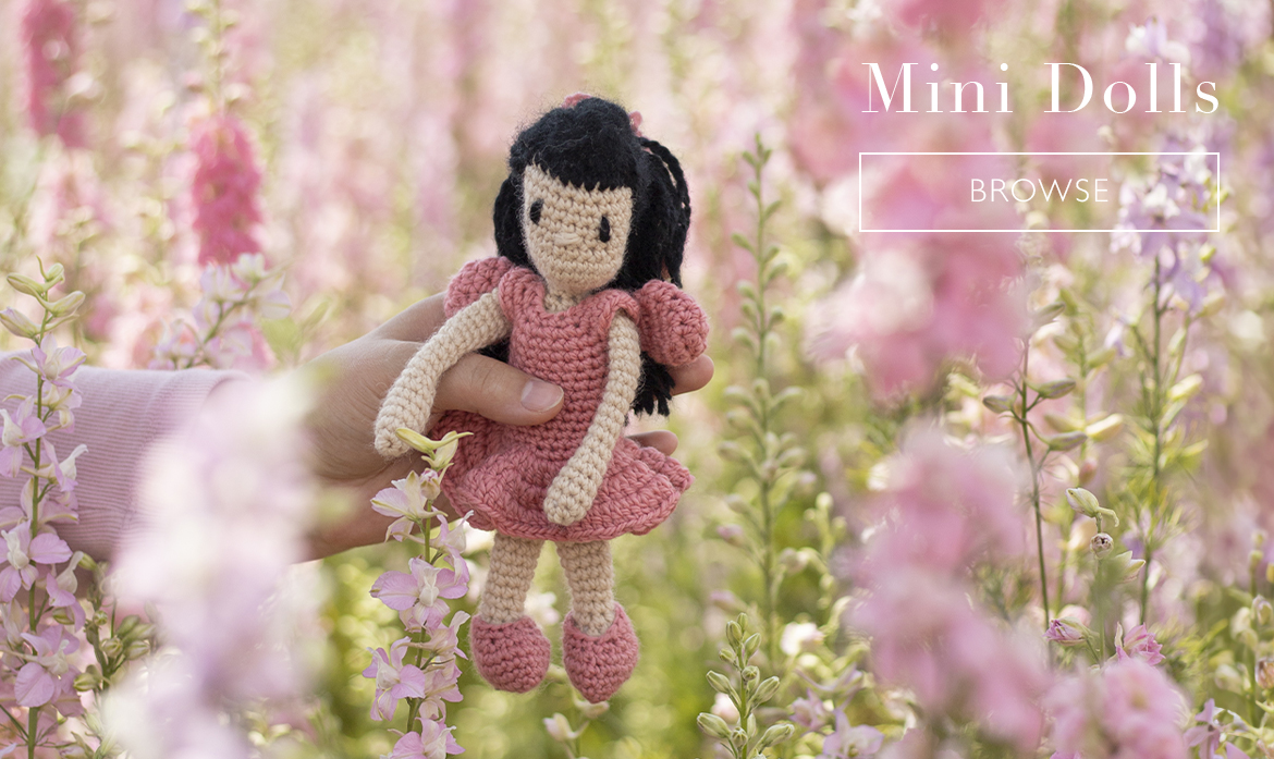 toft mini dolls crochet patterns fairy toy make
